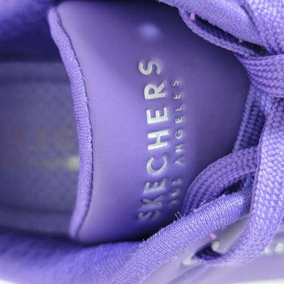 Skechers Uno Night Shades Purple Memory Foam Street Sneakers Sz 10 - Picture 9 of 12